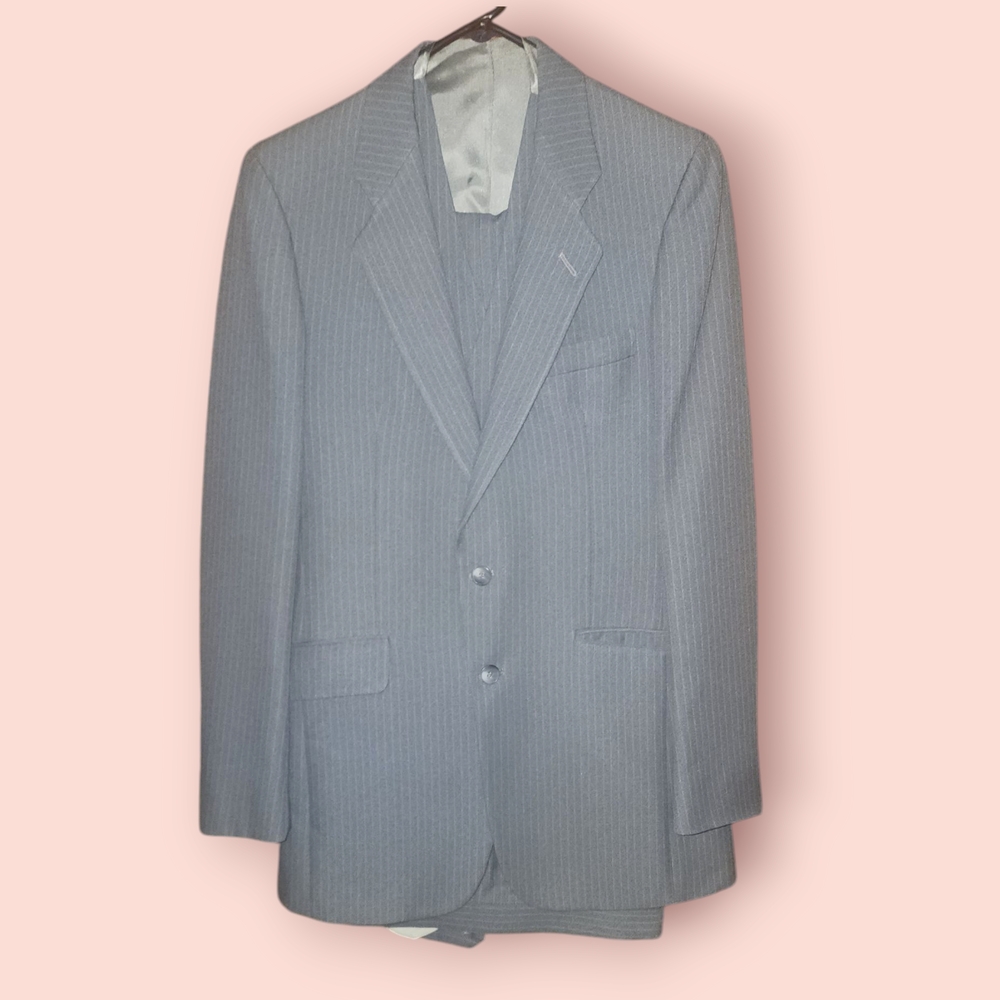 *Brookfield Gray Tailored 3-Piece Suit